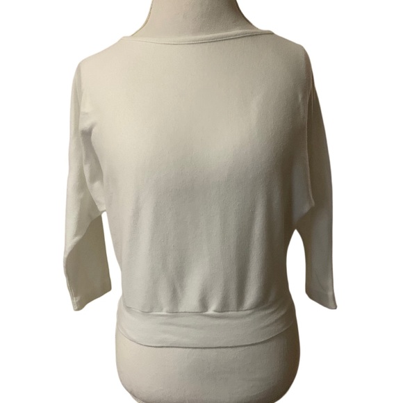 VINTAGE Jane Colby White 3/4 sleeve shirt - Picture 3 of 9